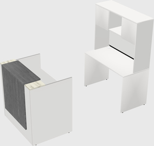 Modular reception desk