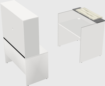 Modular reception desk