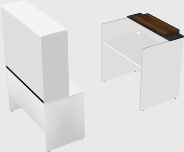 Modular reception desk