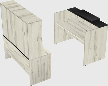 Modular reception desk