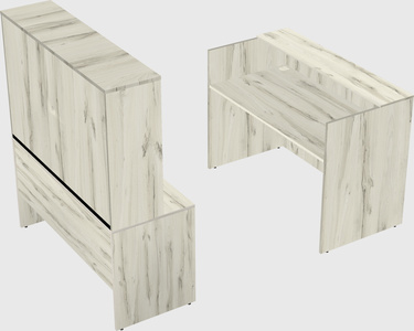 Modular reception desk
