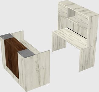 Modular reception desk
