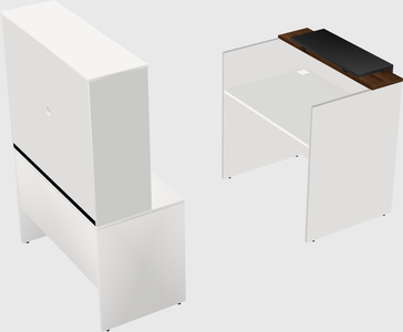 Modular reception desk