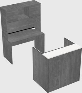 Comptoir d'accueil modulable