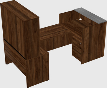 Modular reception desk