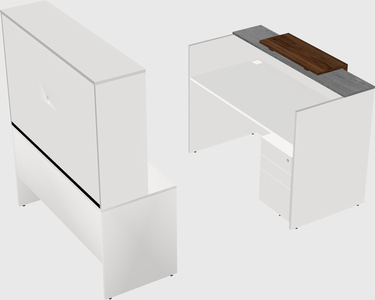 Modular reception desk