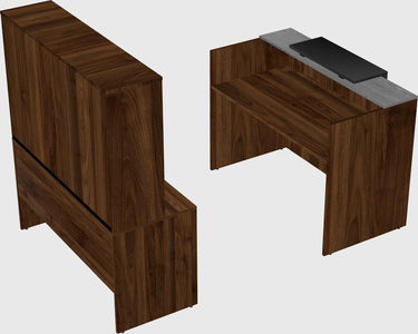 Modular reception desk
