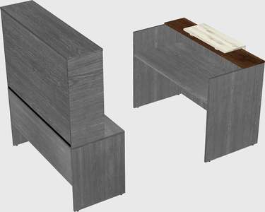 Modular reception desk