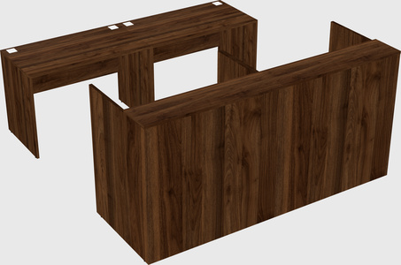 Shared u-shaped reception desks