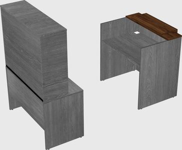 Modular reception desk