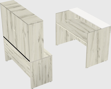 Modular reception desk