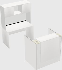Modular reception desk