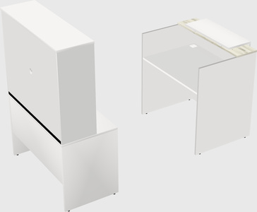 Modular reception desk