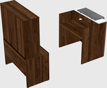 Modular reception desk