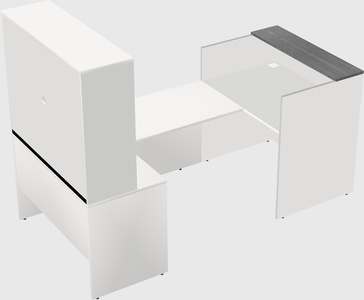 Comptoir d'accueil modulable