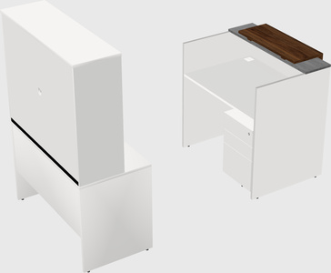 Modular reception desk