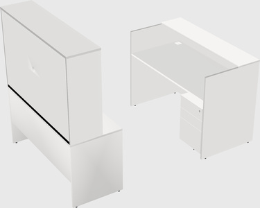 Modular reception desk