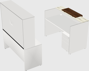Modular reception desk