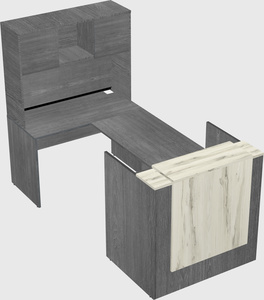 Comptoir d'accueil modulable
