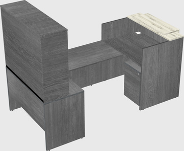 Comptoir d'accueil modulable