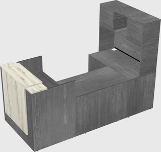 Comptoir d'accueil modulable