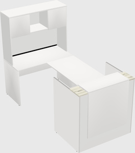 Comptoir d'accueil modulable
