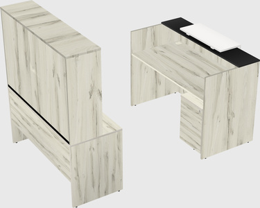 Modular reception desk