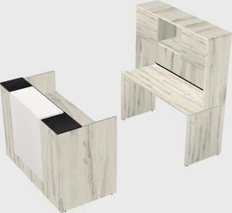 Modular reception desk