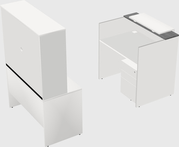 Modular reception desk