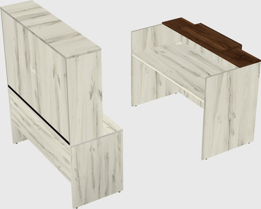 Modular reception desk