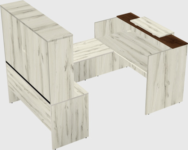 Modular reception desk