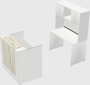 Modular reception desk