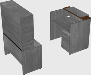 Modular reception desk