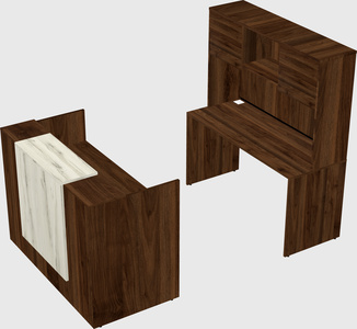 Modular reception desk