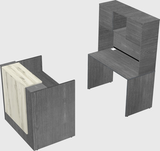 Modular reception desk