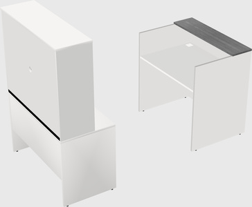 Modular reception desk