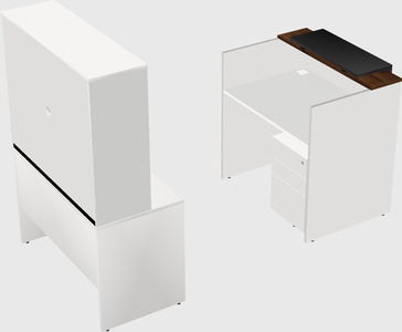 Modular reception desk