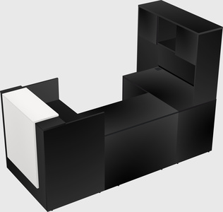 Comptoir d'accueil modulable