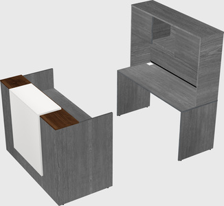 Modular reception desk