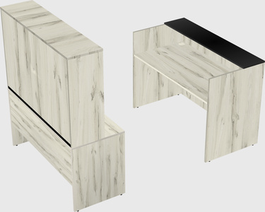 Modular reception desk