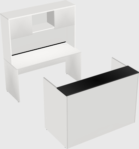 Comptoir d'accueil modulable