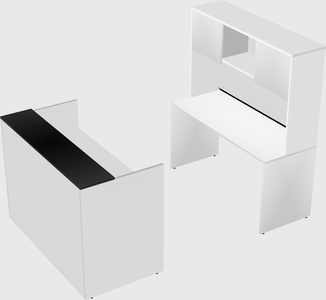 Comptoir d'accueil modulable