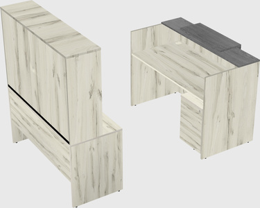Modular reception desk