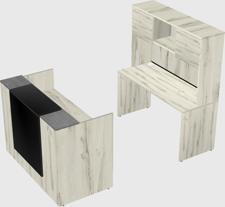 Modular reception desk