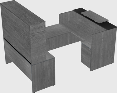 Comptoir d'accueil modulable