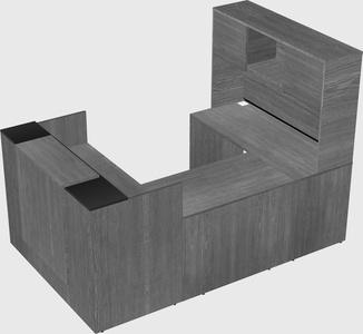 Comptoir d'accueil modulable