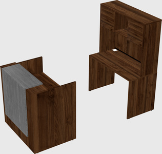 Modular reception desk