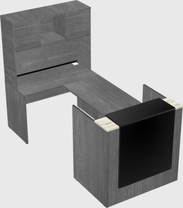 Comptoir d'accueil modulable