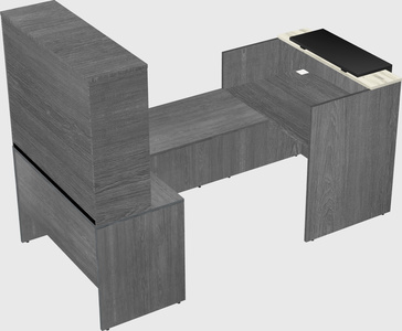 Comptoir d'accueil modulable