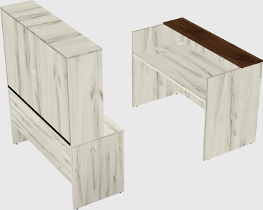 Modular reception desk